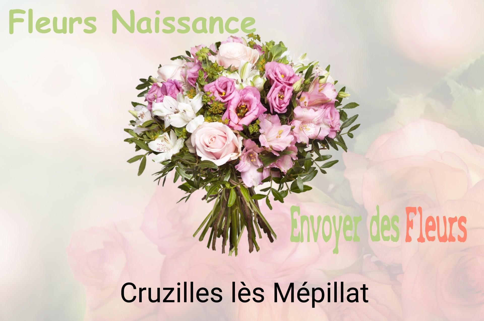 Bouquet de fleurs de naissance livré à Cruzilles-lès-Mépillat